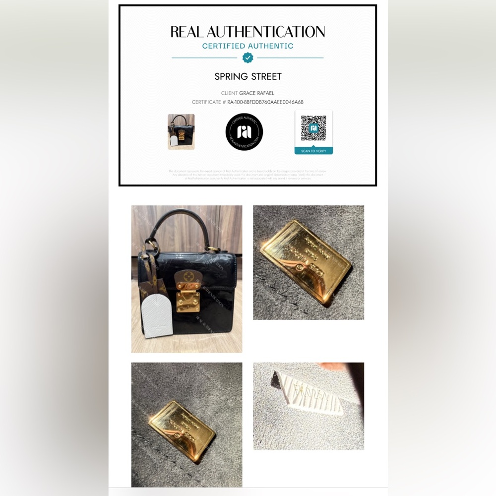 💯AUTHEN LOUIS VUITTON SPRING STREET NM MONOGRAM/VERNIS/EPI SHOULDER  HANDBAG - Picture 10 of 17